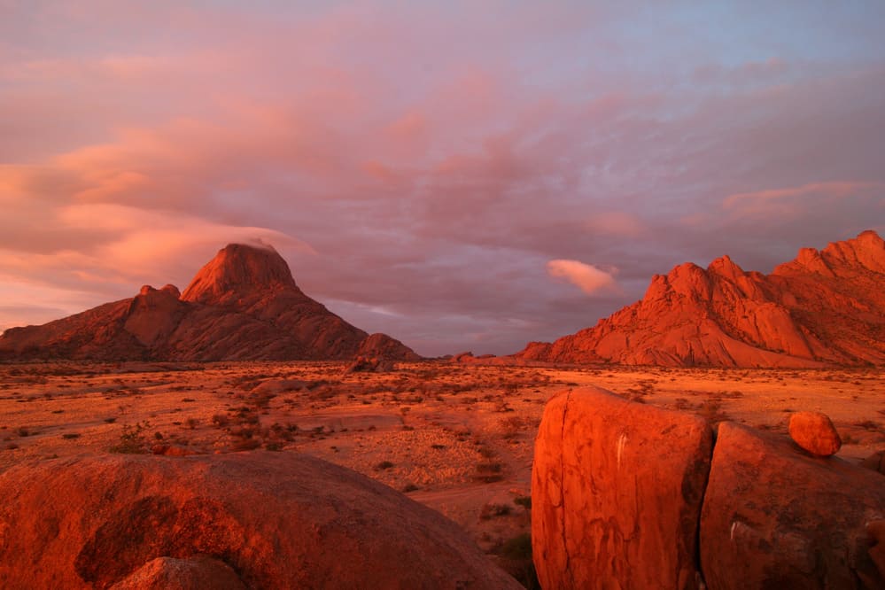 Famous Spitzkoppe, granites more than 700 million years old. Namibia. Africa