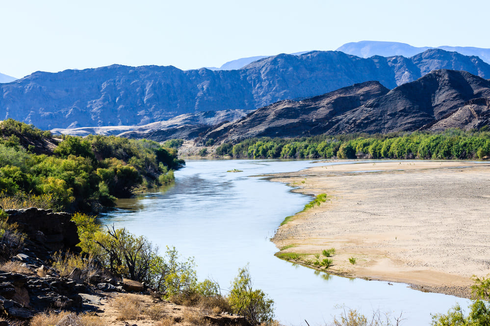 Oranje, Grenzfluss zwischen Namibia und Südafrika