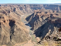 Campement dans le Fish River Canyon