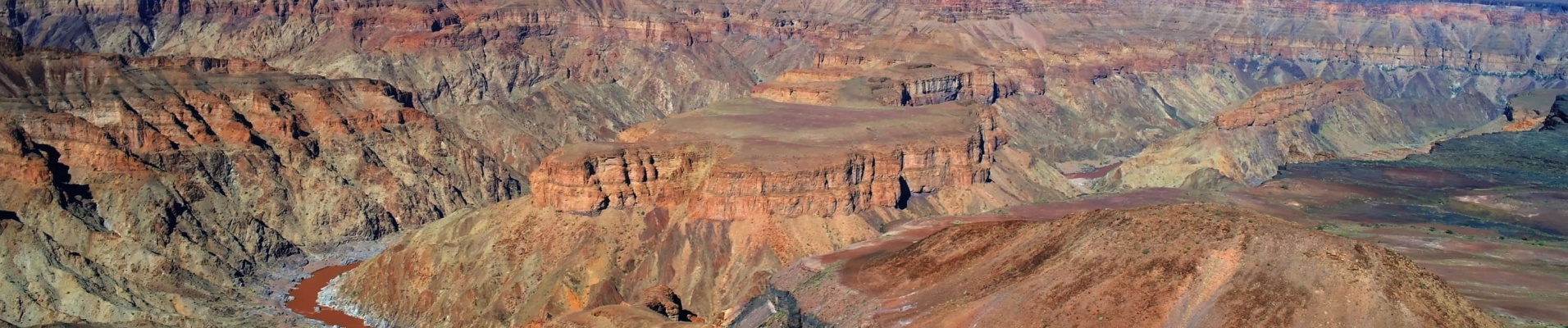 landscape of oldest in the Fish river Canyon, south Namibia