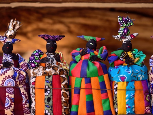 Herero dolls - popular handmade souvenir in Namibia