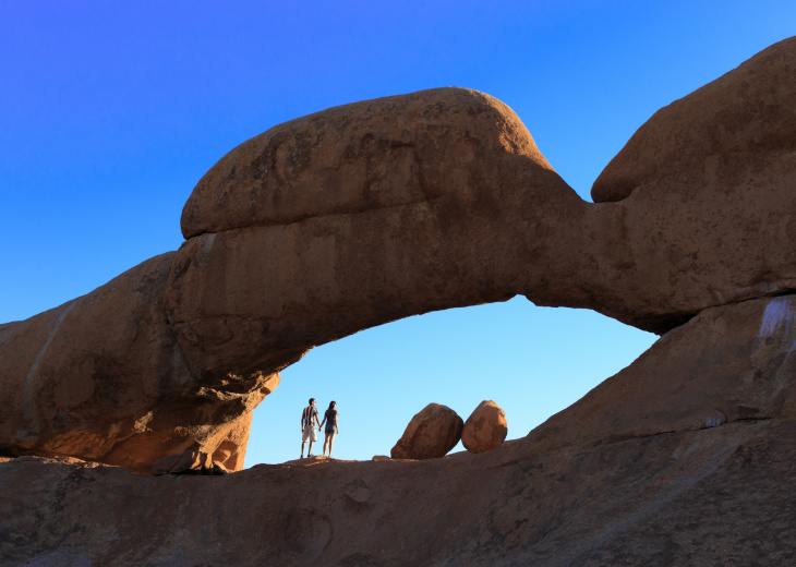 couple en Namibie