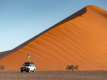 Desert voiture Namibie