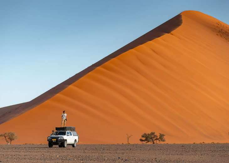 Desert voiture Namibie