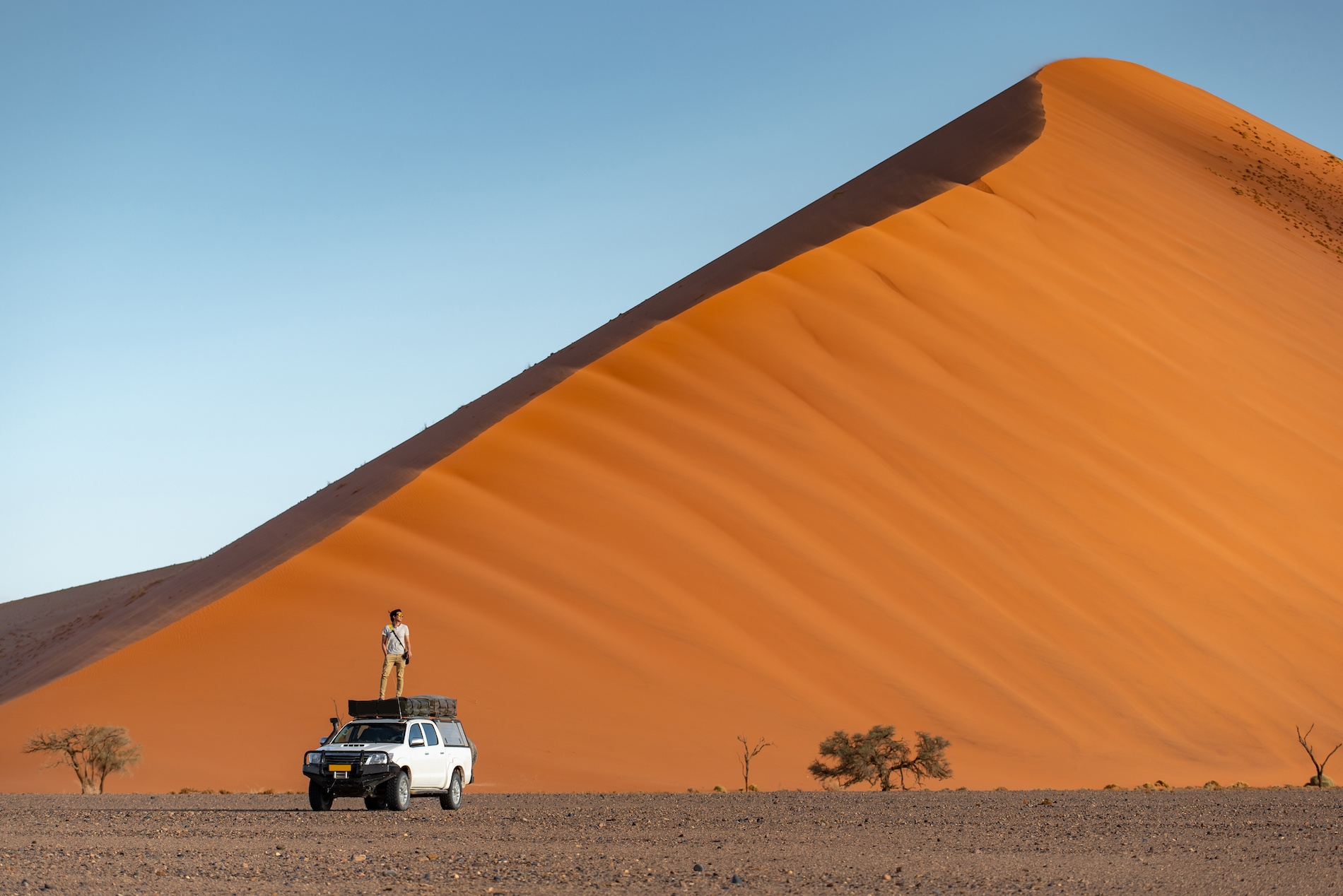 Desert voiture Namibie