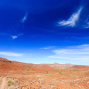 Paysage à Palmwag en Namibie